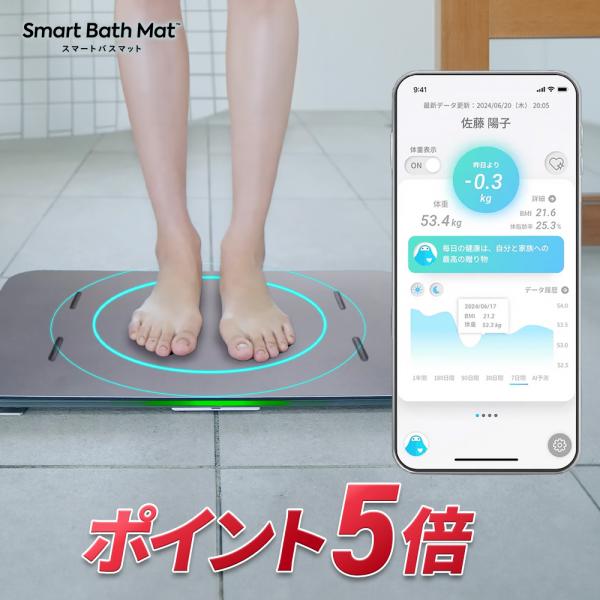 ポイント5倍 3/5 00:00-3/8 23:59】 スマートバスマット Smart Bath