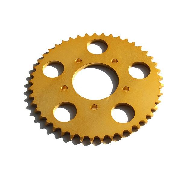 GS400 CBX400F GSX400E リアスプロケット 530 ゴールド 45丁 リヤ