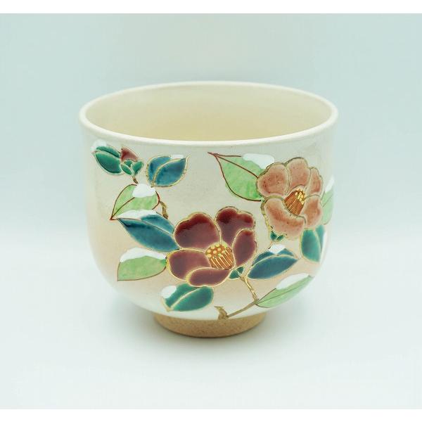 茶道具 茶碗 筒茶碗 御本手 雪椿 小倉寅介 化粧箱 : 新古茶道具 さかい