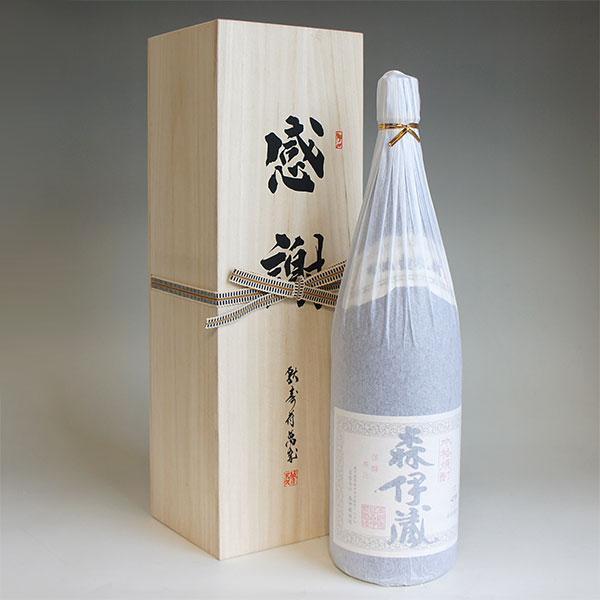 森伊蔵 感謝のギフト箱 木箱入り 1800ml 1本組 芋焼酎 ギフト包装 : 酒
