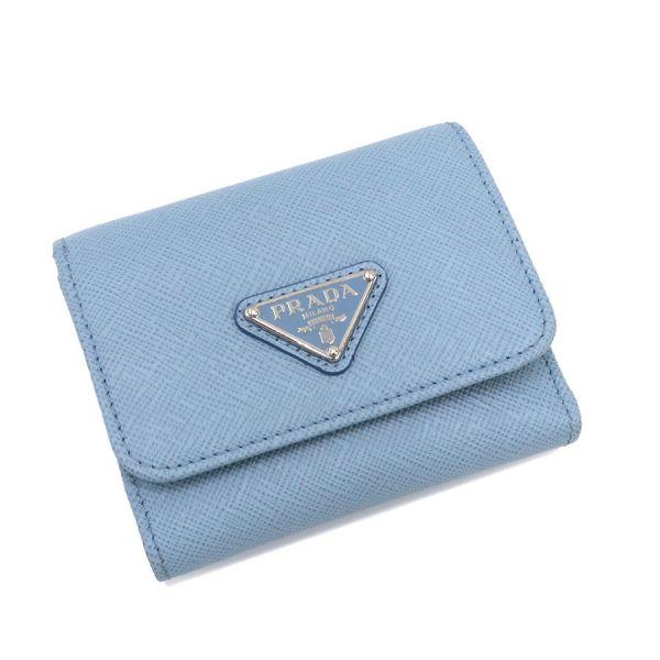 PRADA（プラダ） サフィアーノ・トライアングルコンパクトウォレット A
