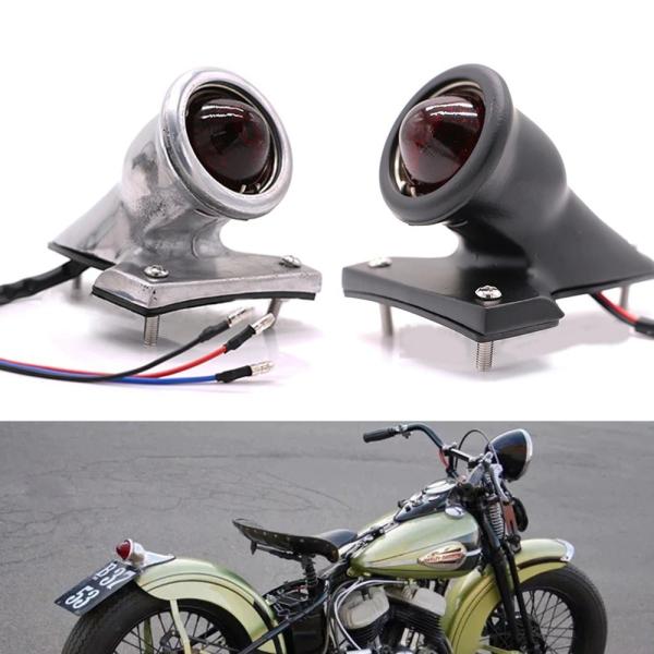 CROCKER復刻 テールライト アルミクロッカー ハーレー ナックル