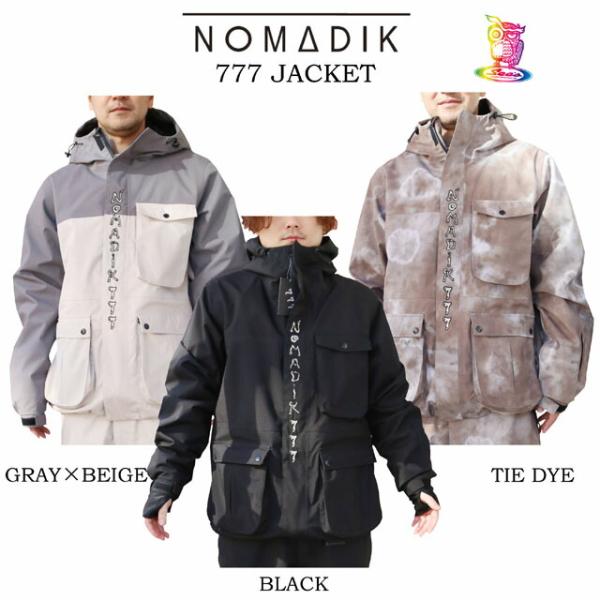 24-25 NOMADIK【ノマディック】777 JACKET スノーボード ウェア