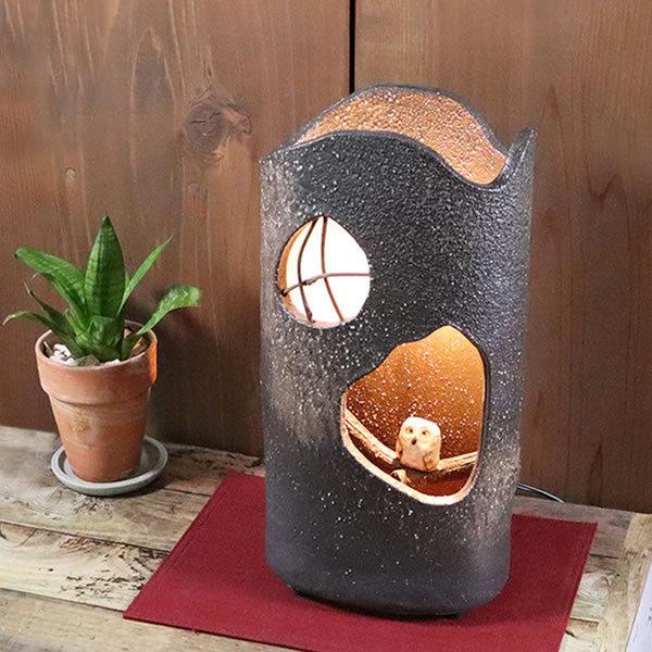 信楽焼 照明 陶器照明 灯り 和風照明 ライト 行燈 あんどん 和風