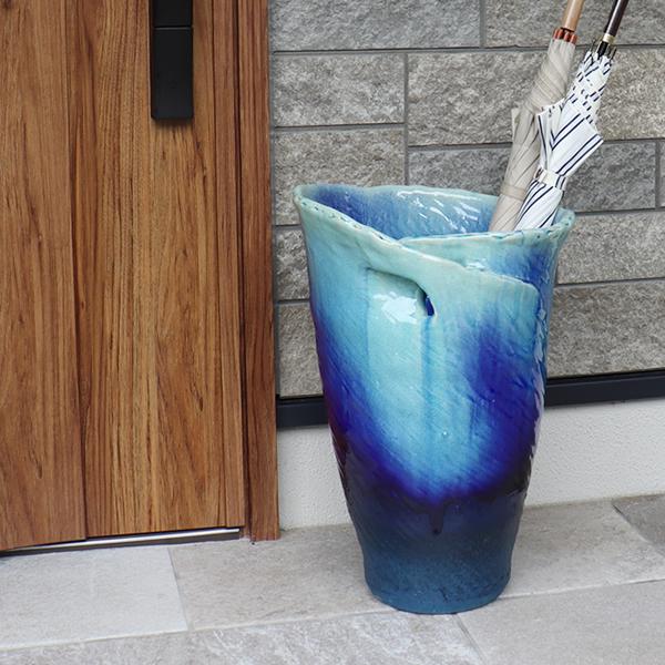 傘立て 陶器 おしゃれ 信楽焼 かさたて 和風 傘入れ モダン 玄関 新築