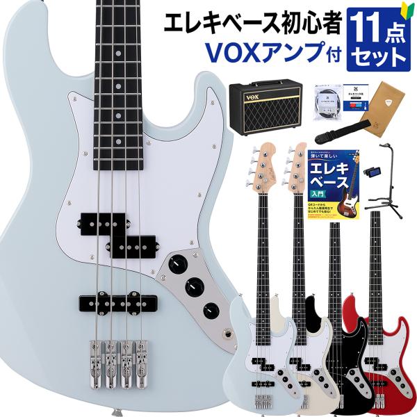 LaidBack レイドバック LBA-PJ ベース初心者11点セット VOXアンプ付き