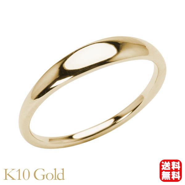 10金 k10 10k イエローゴールド リング マリッジリング 地金リング