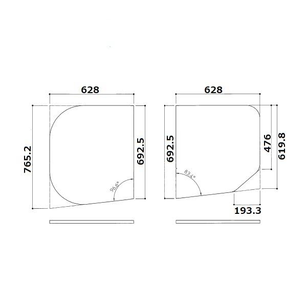 TOTO 風呂ふた 130ラウンド軽量蓋2枚R 【EKKS3ARAA21WN】 : 建材と住設