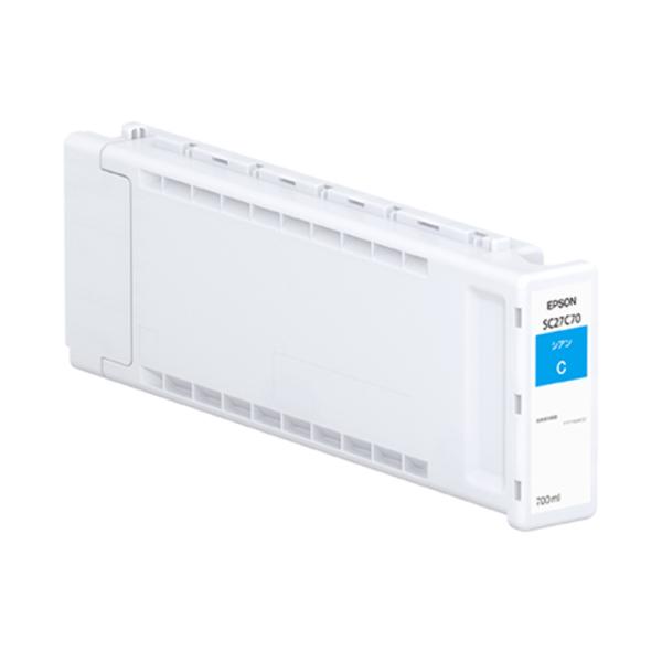 エプソン 純正 インク カートリッジ SC27C70 シアン 700ml