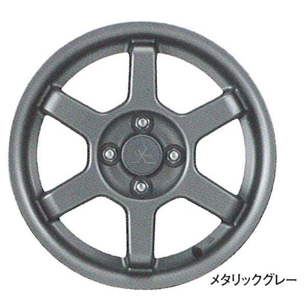 コルト アルミホイール（15インチ6本スポーク）メタリックグレー 三菱