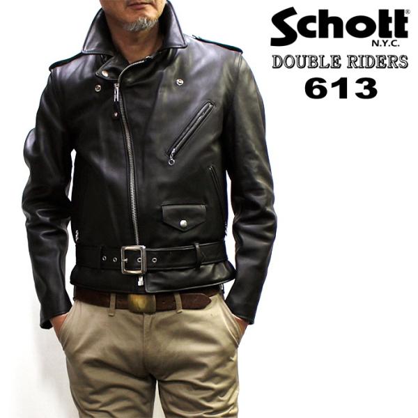 Schott N.Y.C（ショット） Schott ONESTAR RIDERS JACKET #613 ダブル
