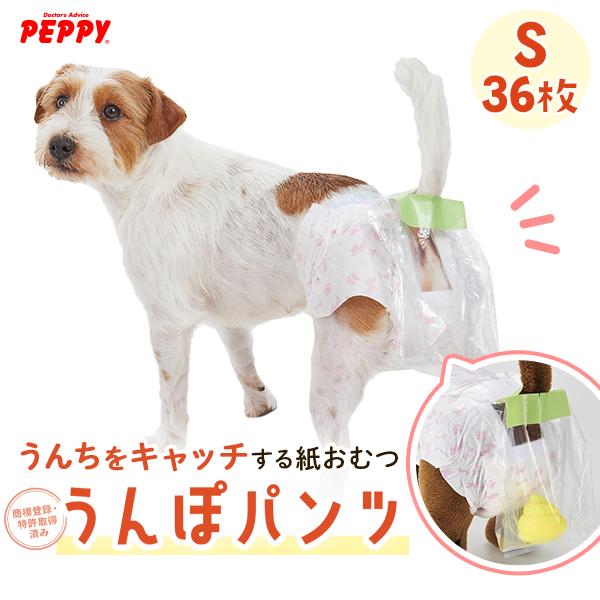 PEPPY（ペピイ） うんぽパンツ S・36枚 犬 おむつ 介護 おもらし
