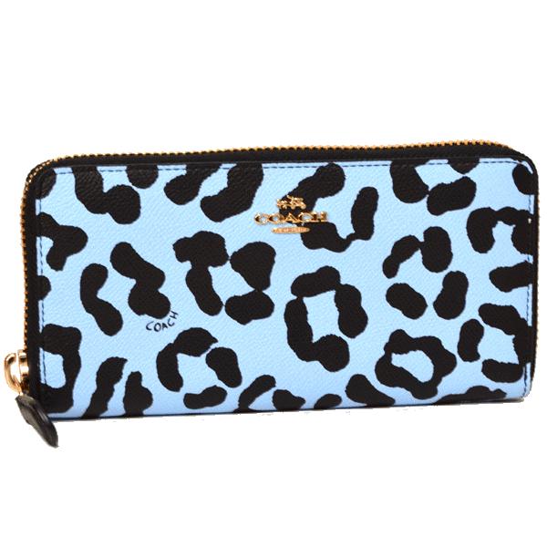 COACH（コーチ） 長財布 オセロット ヒョウ柄 レオパード
