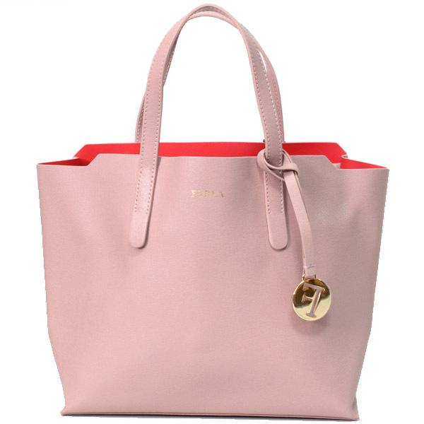 FURLA（フルラ） バッグ レザー サリー ロゴ S トートバッグ ピンク