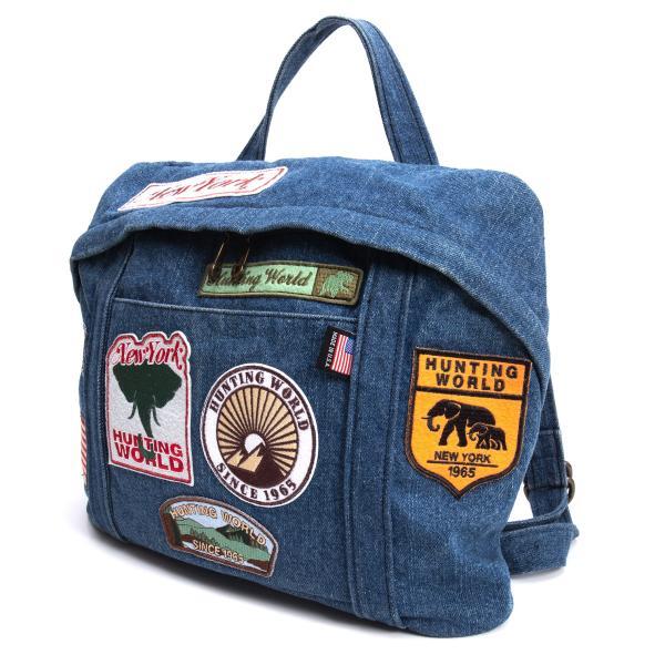 Hunting World（ハンティング・ワールド） ワッペンデニムショルダー