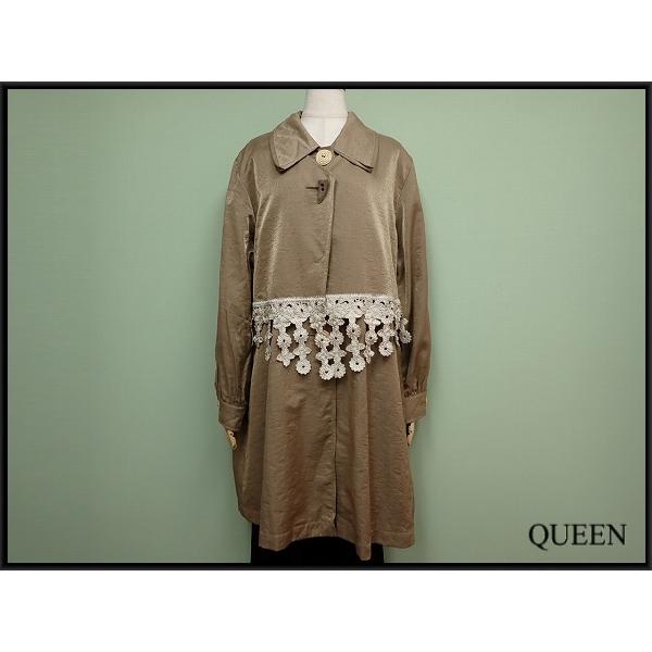 Alba Rossa コート・42△アルバロッサ/インポートロッサ/刺繍/レース