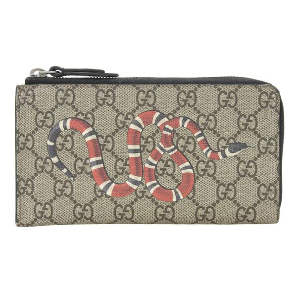GUCCI（グッチ） ラウンドファスナー L字ファスナー スネーク 長財布