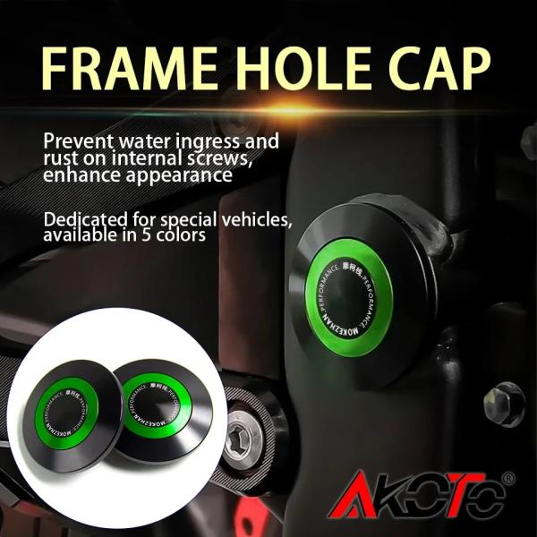 並行輸入品】 バイク フレーム キャップ アルミ カバー カワサキ