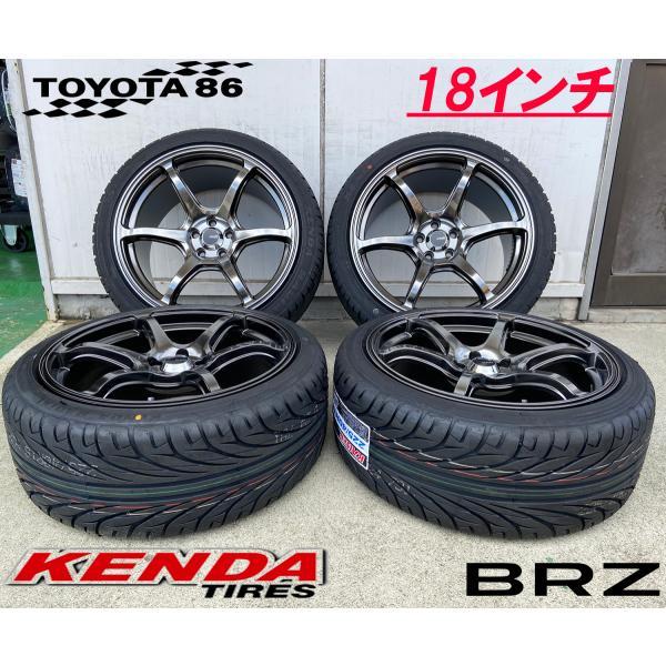KAISER（KENDA） 86 BRZ タイヤホイール 18インチ 8.5J + 9.5J 新品4本