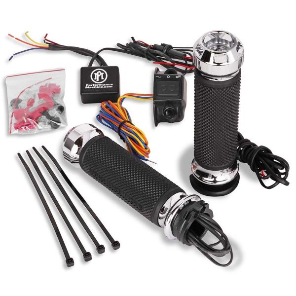 バイク用ハンドルグリップ グリップヒーター ハーレーダビッドソン」の