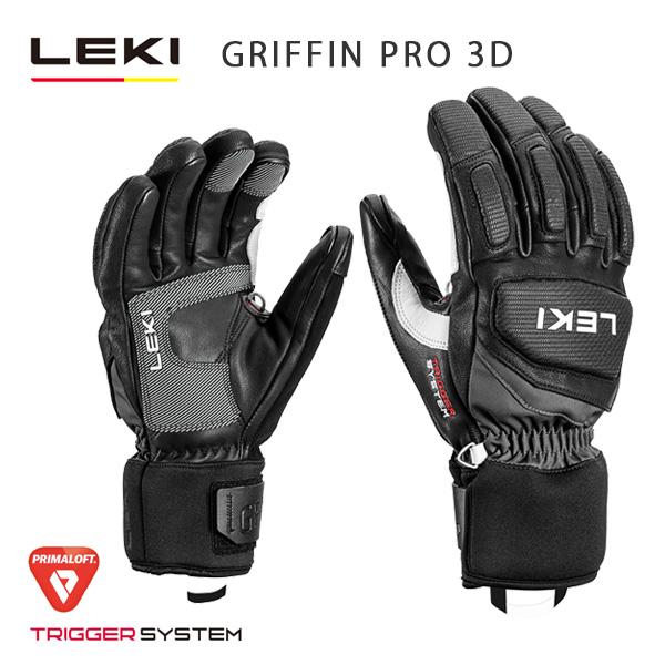 LEKI（レキ） レキスキーグローブ グローブ GRIFFIN PRO 3D ブラック