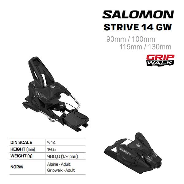 SALOMON（サロモン） ビンディング STRIVE 14 GW Black (L41775000