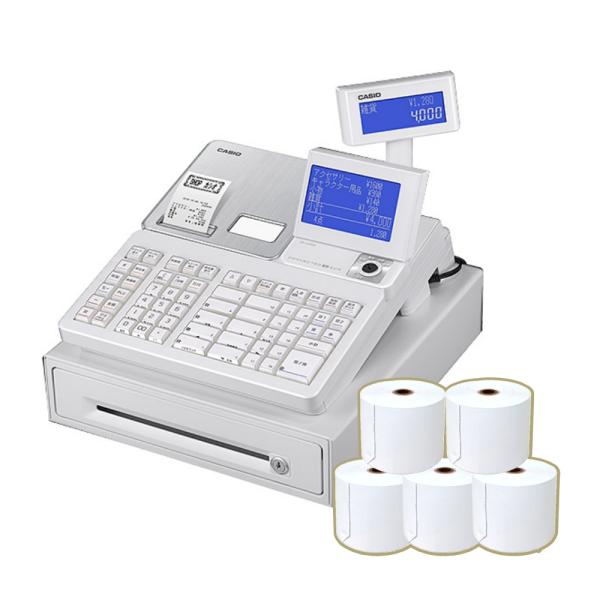 CASIO（カシオ） 電子レジスター SR-S4000-EX-20SWE レジペーパー