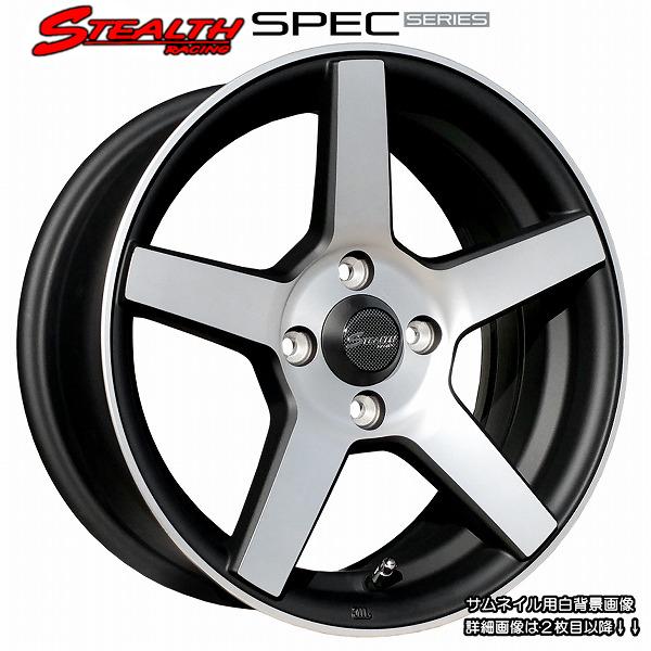 ステルスレーシング SPEC-02 15x6.5J OFF+38 PCD100/4H コンケイブ形状