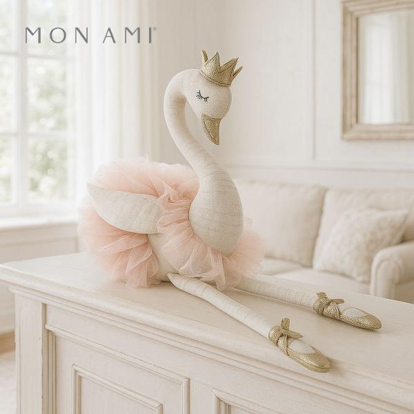 ライラ スワンバレリーナ 29cm 白鳥 | モナミ ぬいぐるみ 雑貨 アート