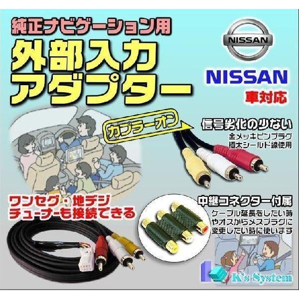 MJ120D-W ニッサン純正ディーラーオプションナビ対応 外部入力