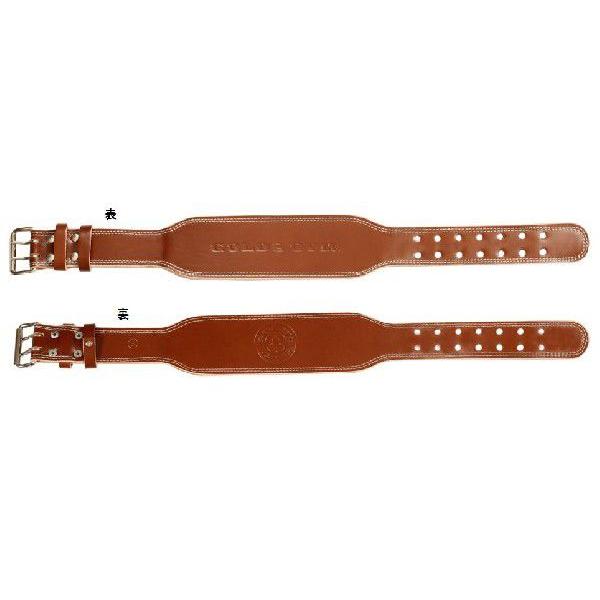 ゴールドジム（GOLD'S GYM） プロレザーベルト Mサイズ G3324