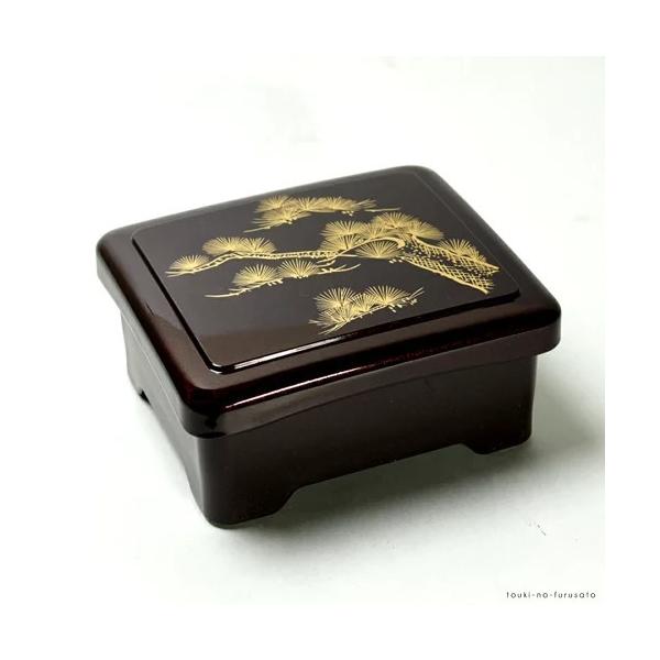 うな重 鰻丼 食器 売れ筋 A 隅丸光月丼重 溜パール松内朱（重箱 幅16.7