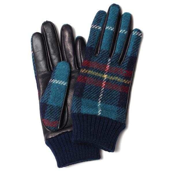 HARRIS TWEED（ハリスツイード） 手袋 レディース スマホ対応 グリーン