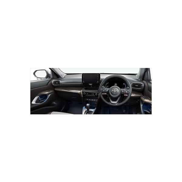 ヤリスクロス MXPB1#/MXPJ1# インテリアパネルセット 黒木目調