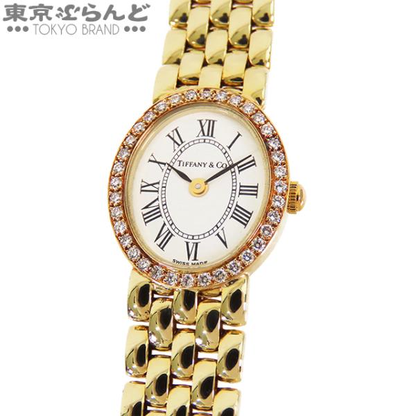 TIFFANY&Co.（ティファニー） オーバル ダイヤベゼル ドレスウォッチ