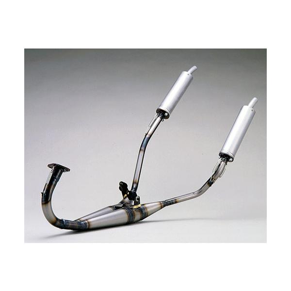 ORM製 ヤマハ TZR50R 分散チャンバー アルミサイレンサー 耐熱クリア