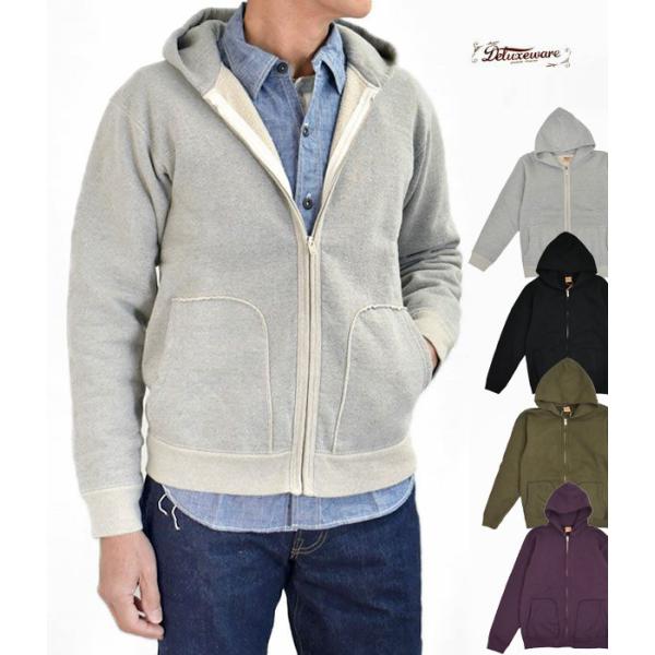 DELUXEWARE（デラックスウエア） パーカー FULLZIP PARKA PLAIN