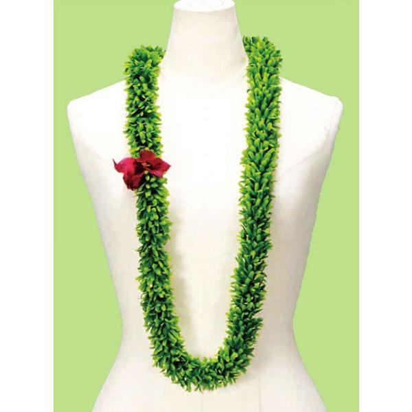 フラダンス ハワイアンレイ レイ フラワーレイ グリーンローズダブル