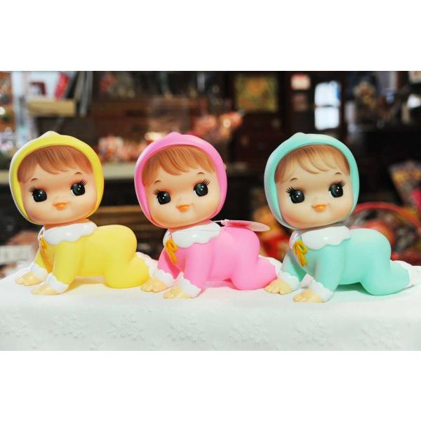 可愛い 赤ちゃん ソフビ人形 ハイハイベイビー Hi hi baby 昭和レトロ