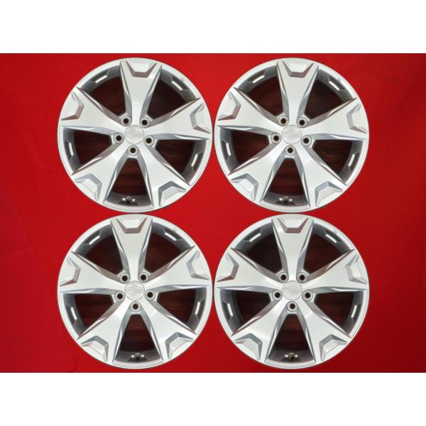 良品 4本セット】スバル フォレスター SJ系 純正 5スポーク アルミ