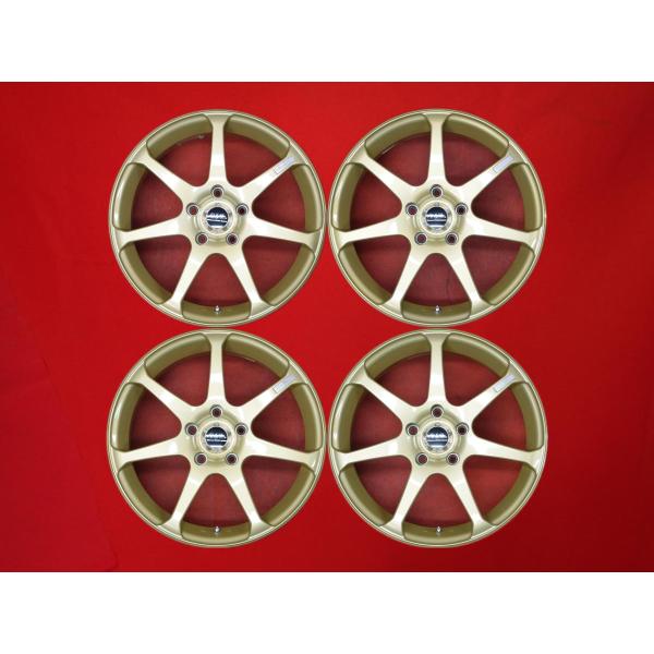 軽量 YOKOHAMA ヨコハマ AVS MODEL7 モデル7 中古ホイール 4本 7J 17