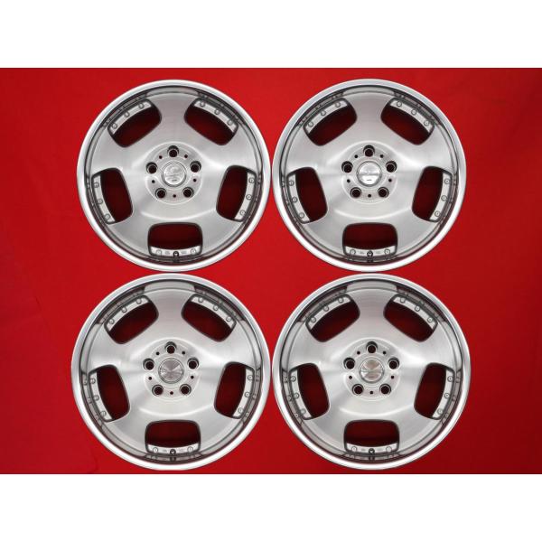 FARMAS ファーマス D レボルト 中古ホイール 4本 8/9J 17インチ PCD114