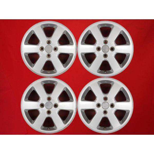 激安 4本セット】スズキ Kei(ケイ) 純正 6スポーク アルミホイール