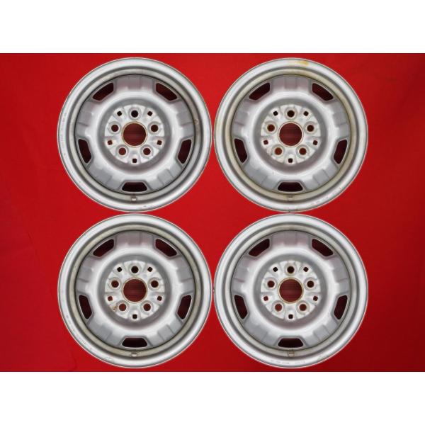 激安 4本セット】社外品 スチールホイール 鉄ホイール 鉄チン 中古品
