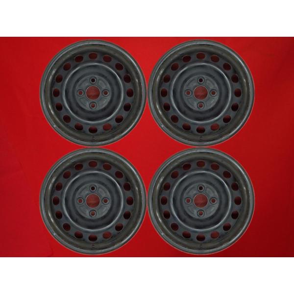 激安 4本セット】トヨタ アクア NHP10 純正 P6 スチールホイール 鉄