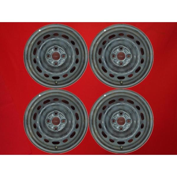 激安 4本セット】マツダ デミオ DJ系 純正 スチール 鉄ホイール 鉄チン
