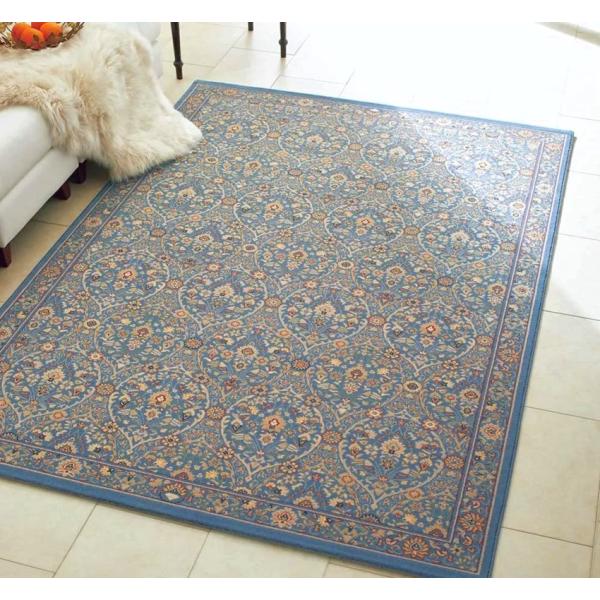 絨毯 カーペット 6畳 240×340cm ベルギー ラグ ウール 羊毛 厚手