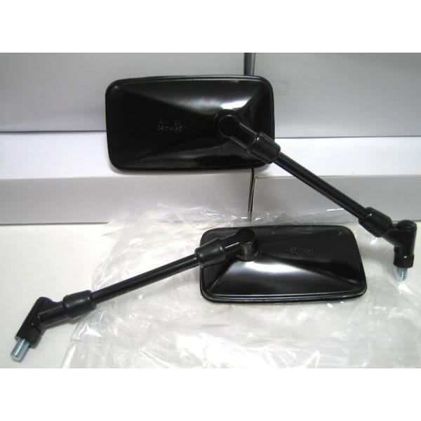 ホンダ（HONDA） ☆【衝緩構造】NEW 純正タイプ！ BLACKスクエアミラー