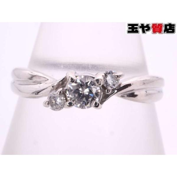 SCARABE スカラベ ダイヤ0.099ct ダイヤ0.04ct デザイン リング9.5号