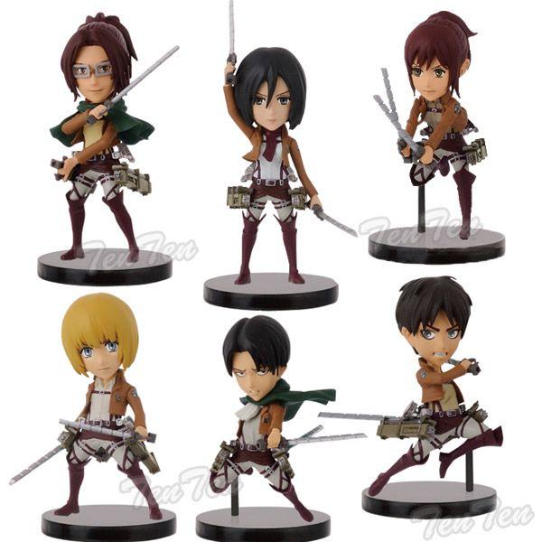 進撃の巨人 フィギュア ワールドコレクタブルフィギュア 調査兵団 全6